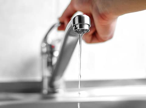 Turn off the water