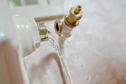 Leaking water heater