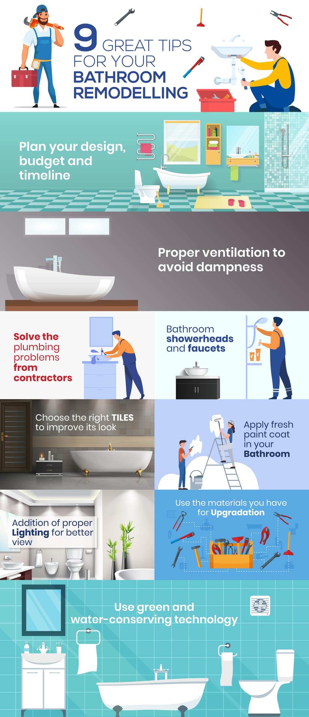 9 Smart Tips to Consider for Bathroom Renovation